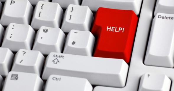 help button on computer keyboard