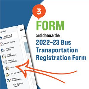 transportation registration directions step 3