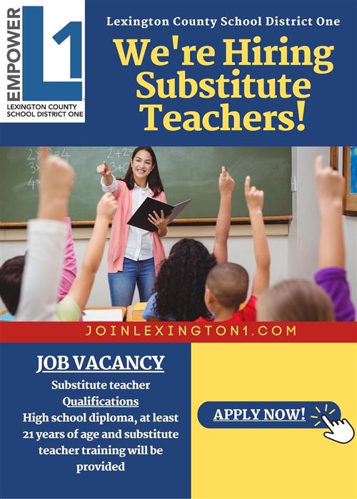 LexOne is hiring substitute teachers! 