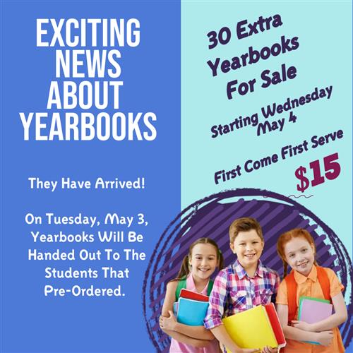 30 extra yearbooks for sale