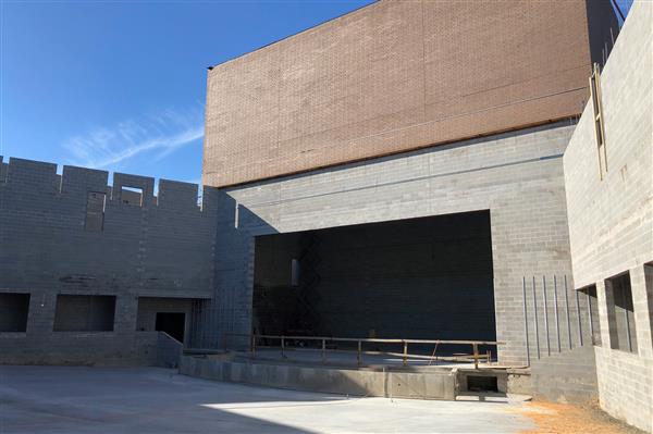 GHS PAC theater progress photo