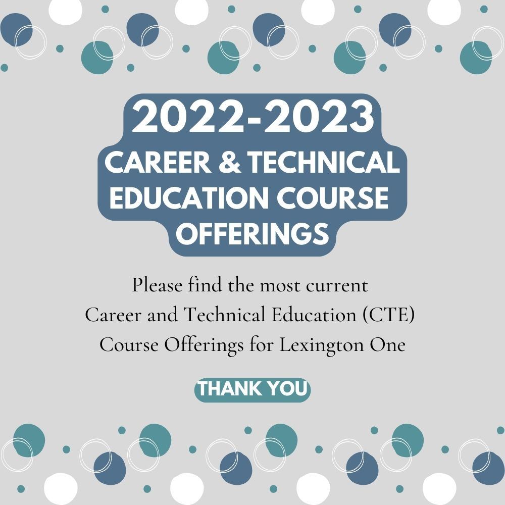 Please click here to view the most current Career and Technical Education (CTE) course list.